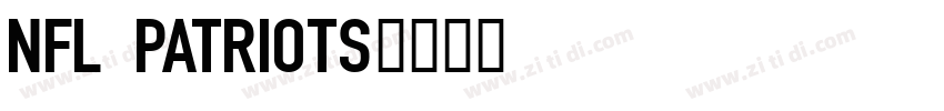 NFL Patriots字体转换